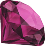 Прикраса — кристал Swarovski Fuchsia 25